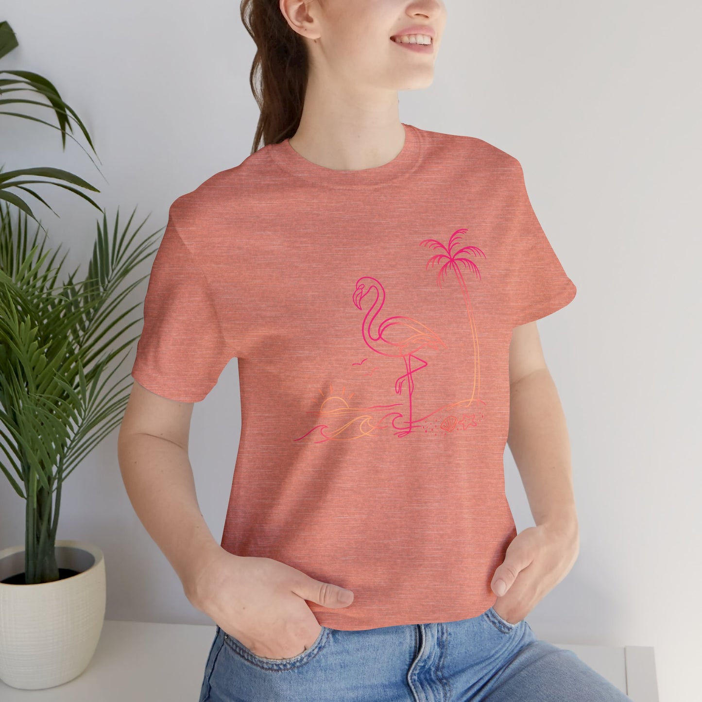 Flamingo Wild Lines T-Shirt