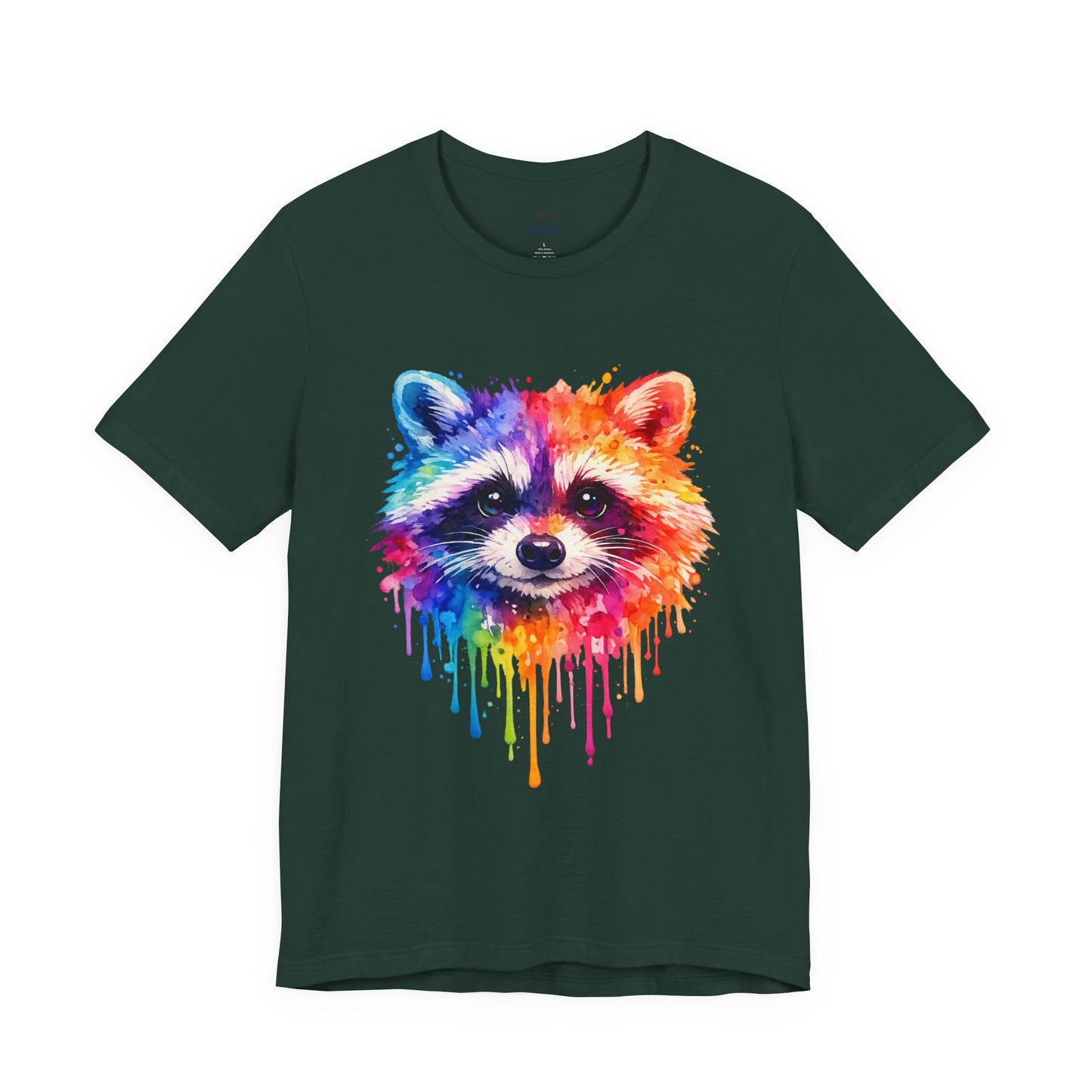Watercolor Wildlife Raccoon T-Shirt