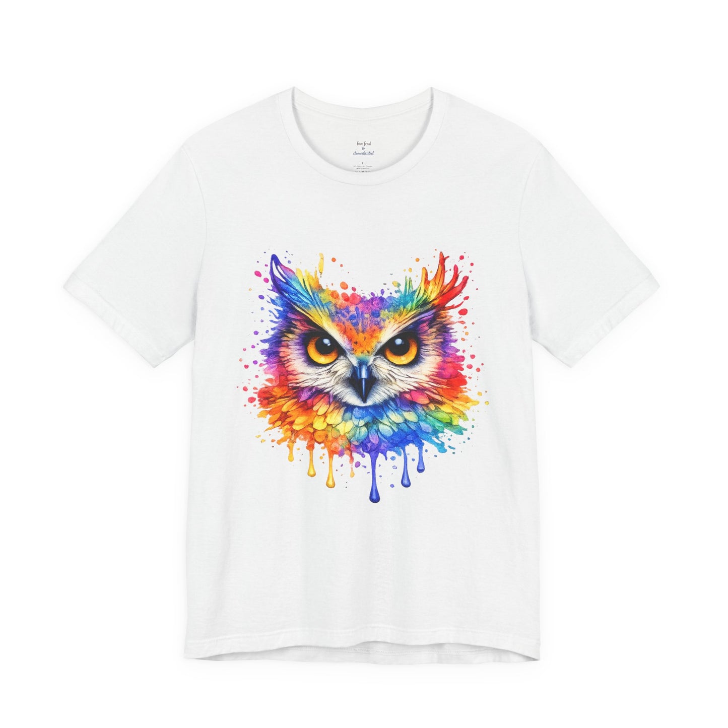 Watercolor Wildlife Owl T-Shirt