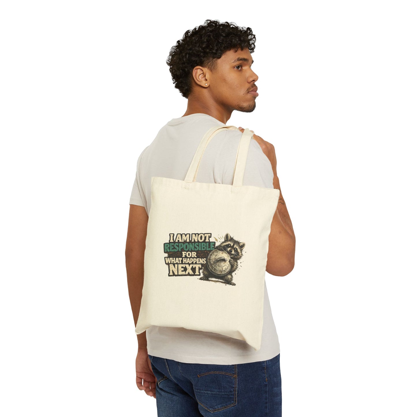 I'm Not Responsible Canvas Tote Bag