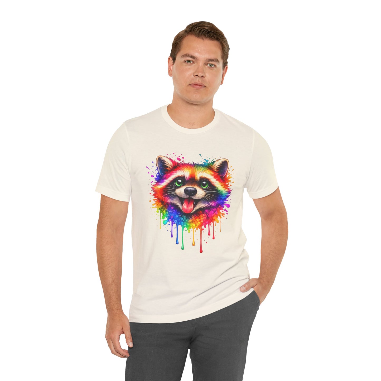 Watercolor Wildlife Raccoon T-Shirt