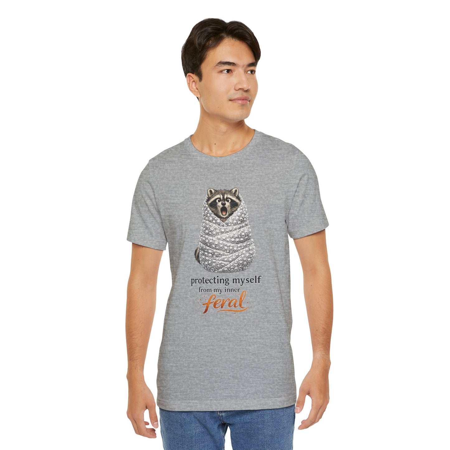 Bubble Wrapped Raccoon T-shirt