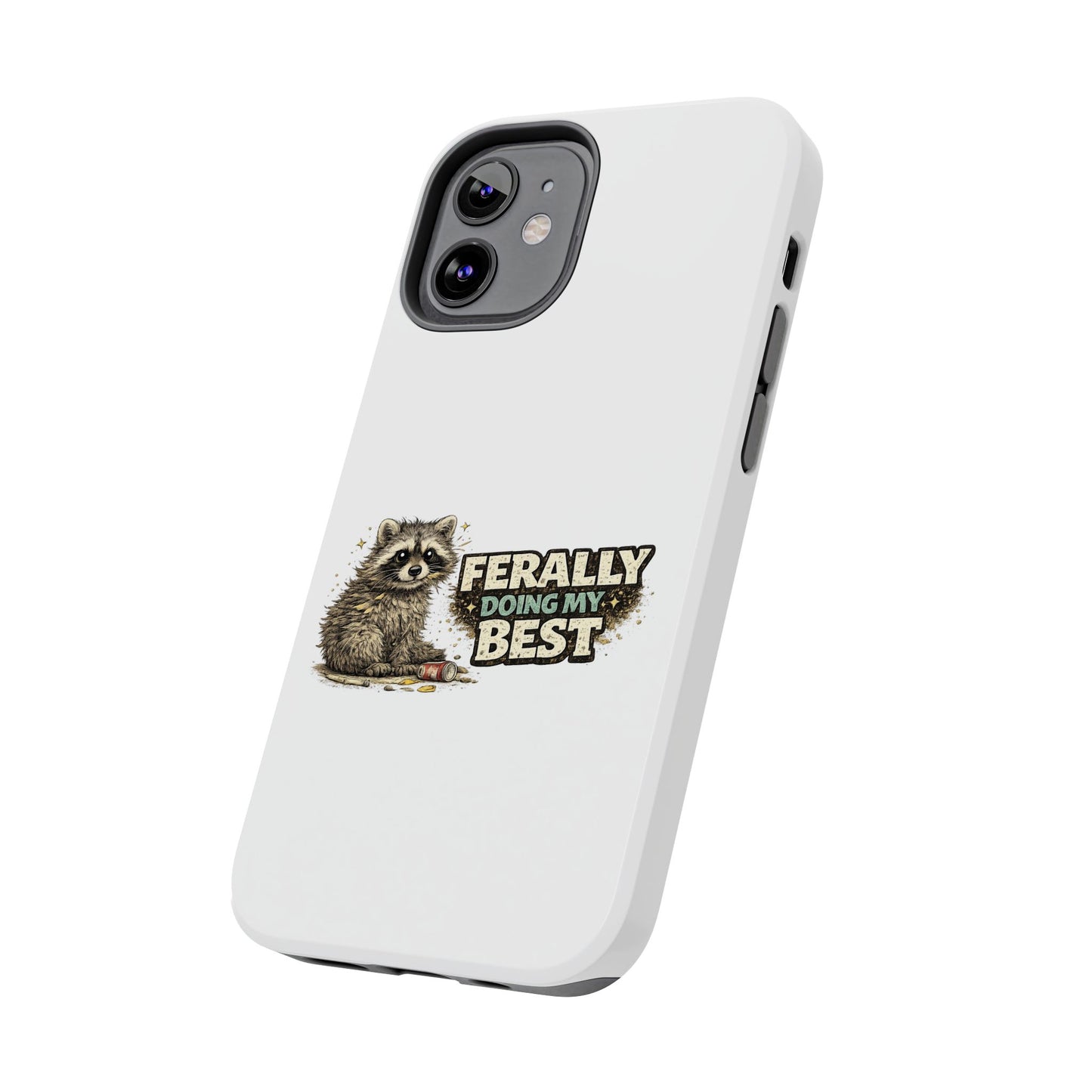 Ferally Raccoon Phone Case — Tough & Cute Protective Phone Cover