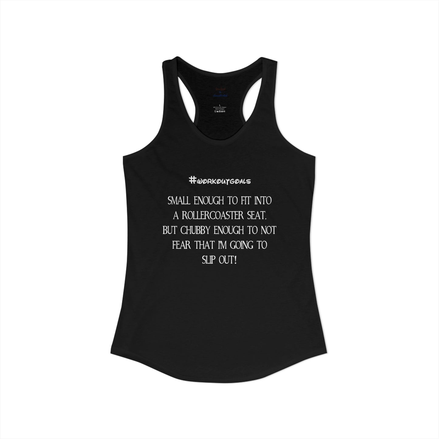Workout Goals Racerback Tank