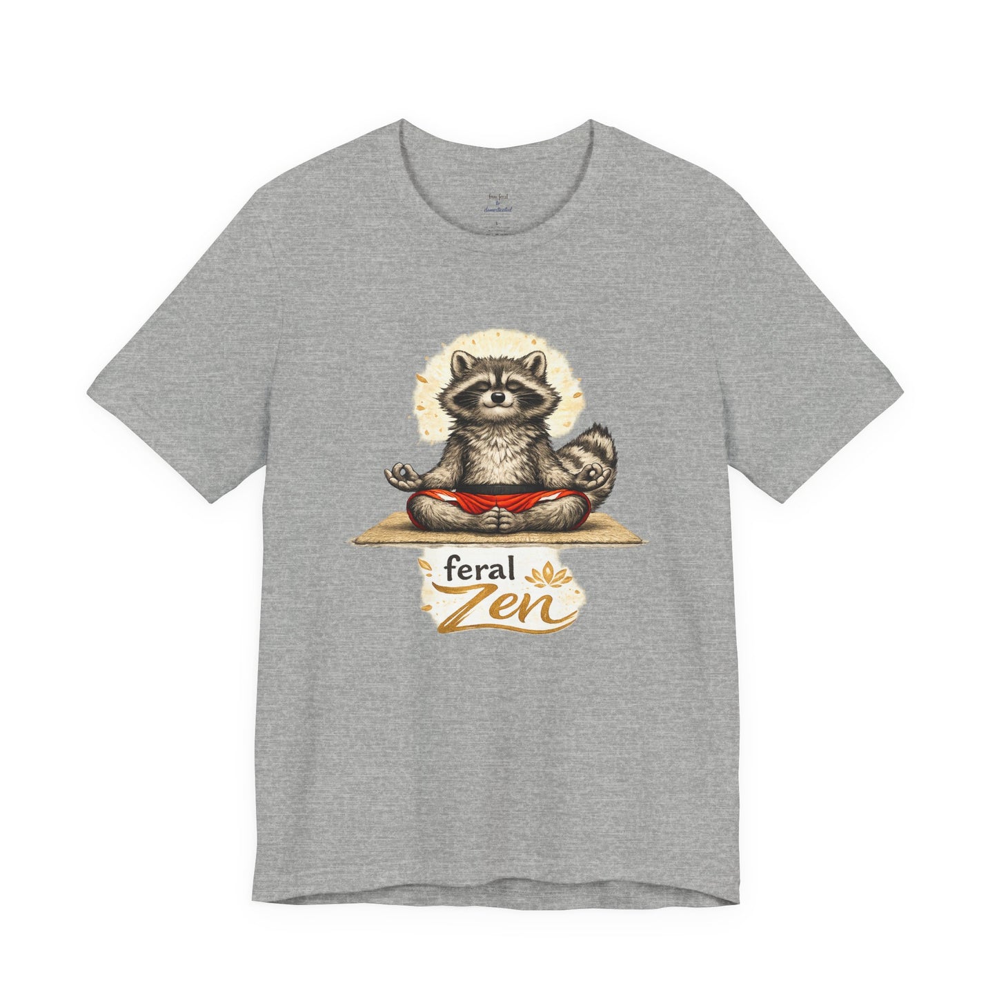 Feral Zen Raccoon T-shirt