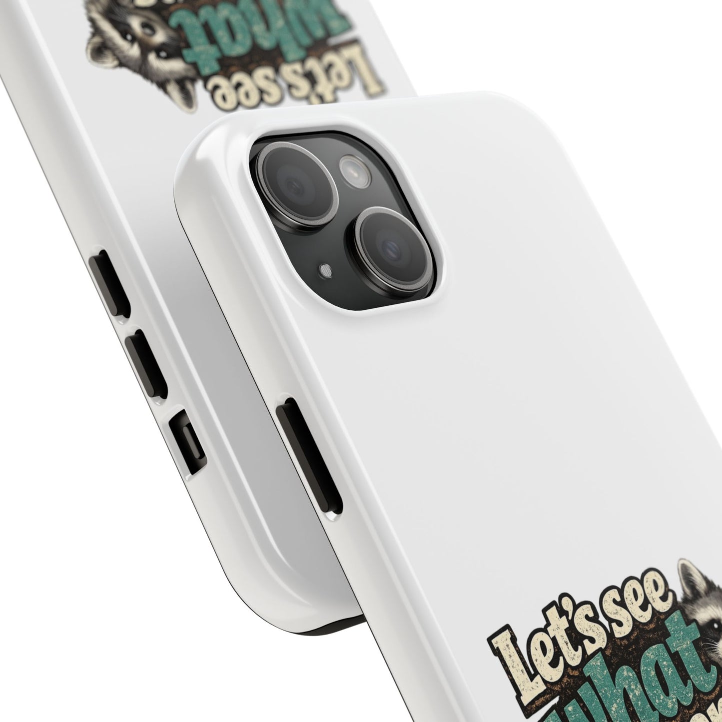Peek & See Raccoon Phone Case — Tough & Cute Protective Phone Cover