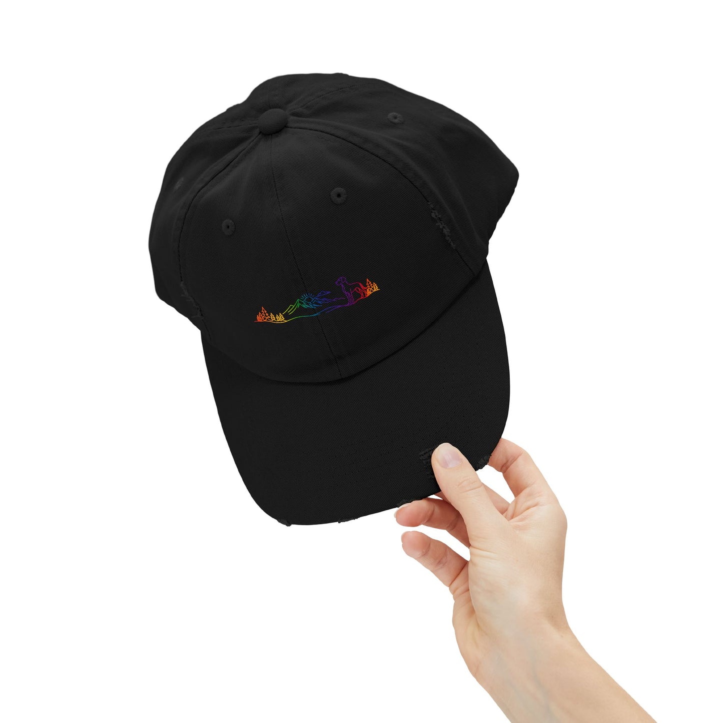 Great Dane, natural eared | Distressed Cap