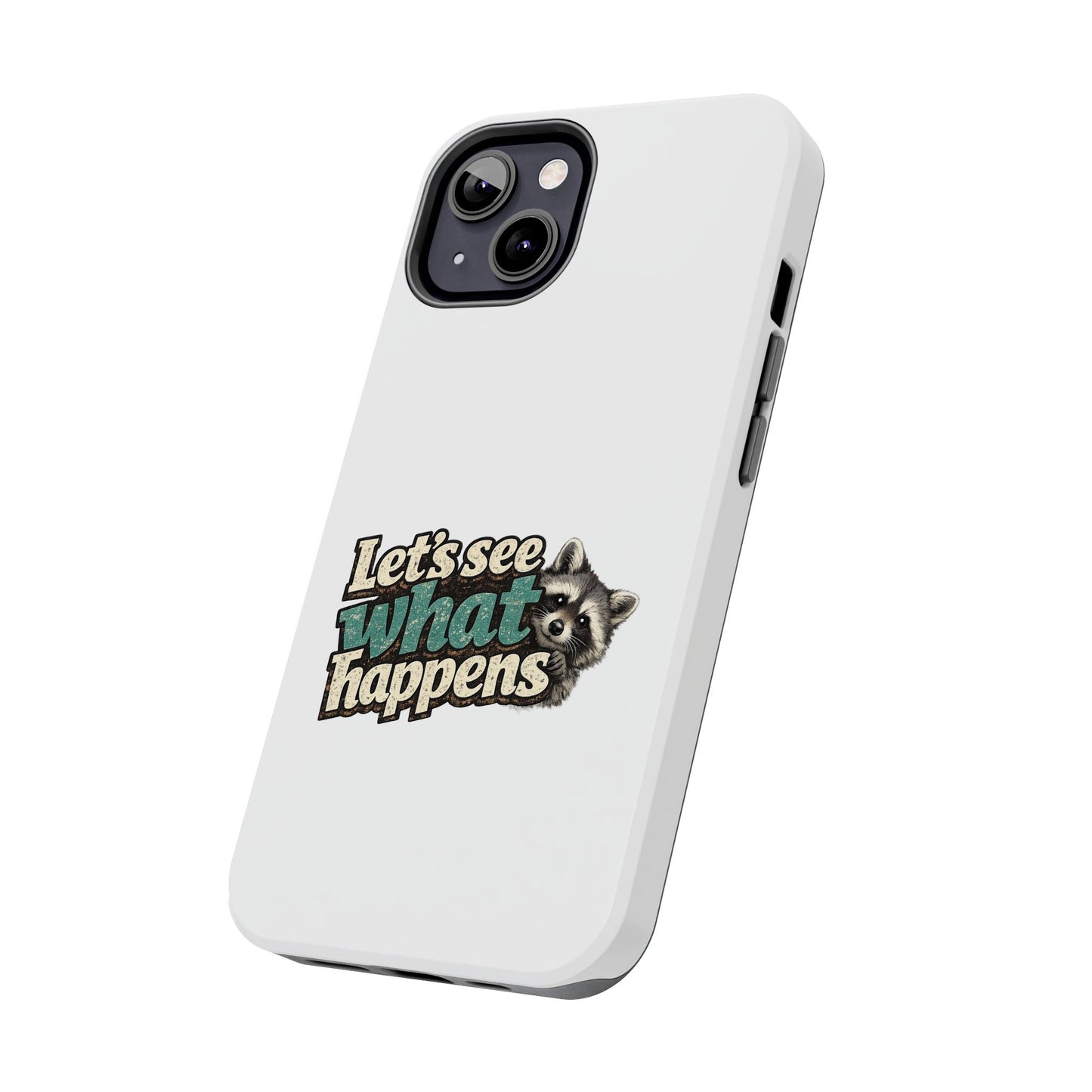 Peek & See Raccoon Phone Case — Tough & Cute Protective Phone Cover