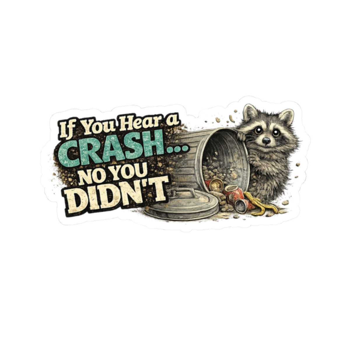 Crash Raccoon Stickers