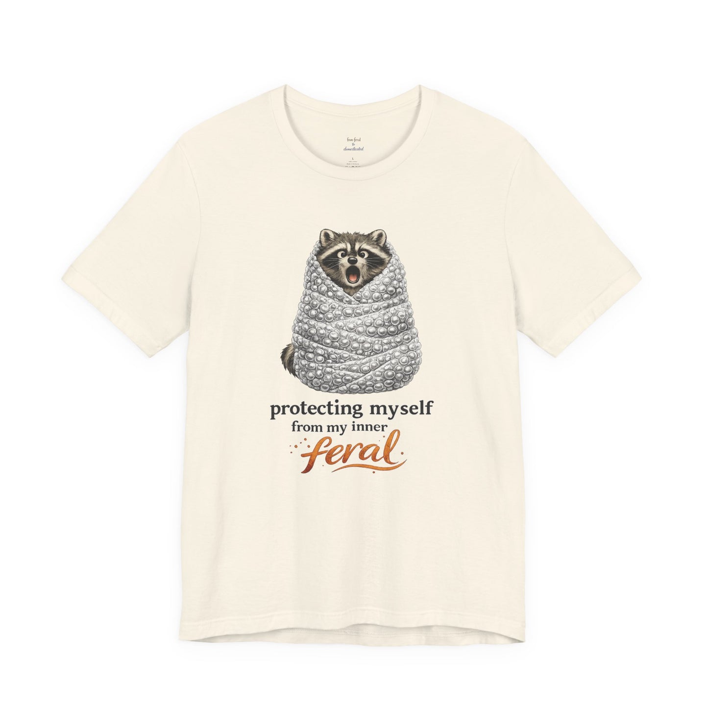 Bubble Wrapped Raccoon T-shirt