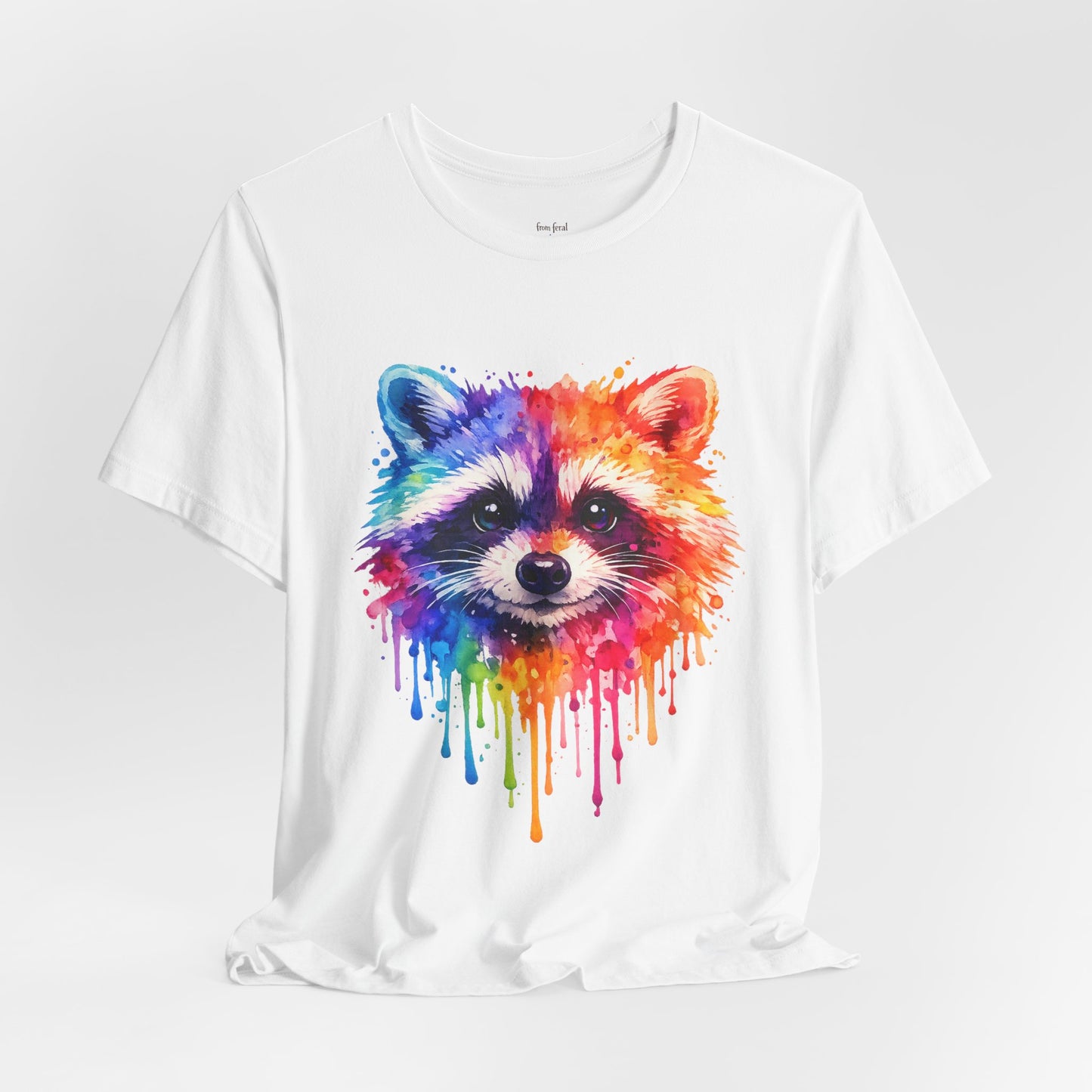 Watercolor Wildlife Raccoon T-Shirt
