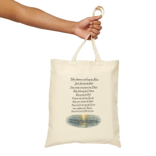 Find Your Way Cotton Canvas Tote Bag