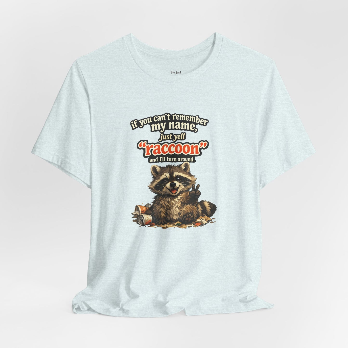 Yell Raccoon T-shirt