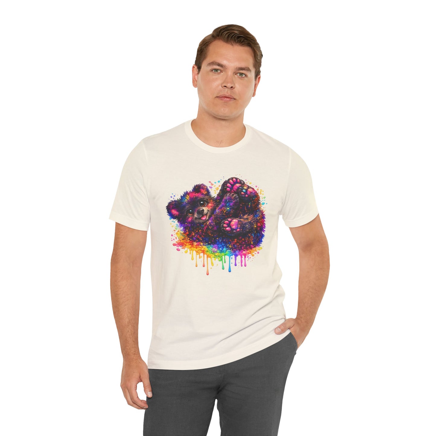 Watercolor Wildlife Bear Cub T-Shirt