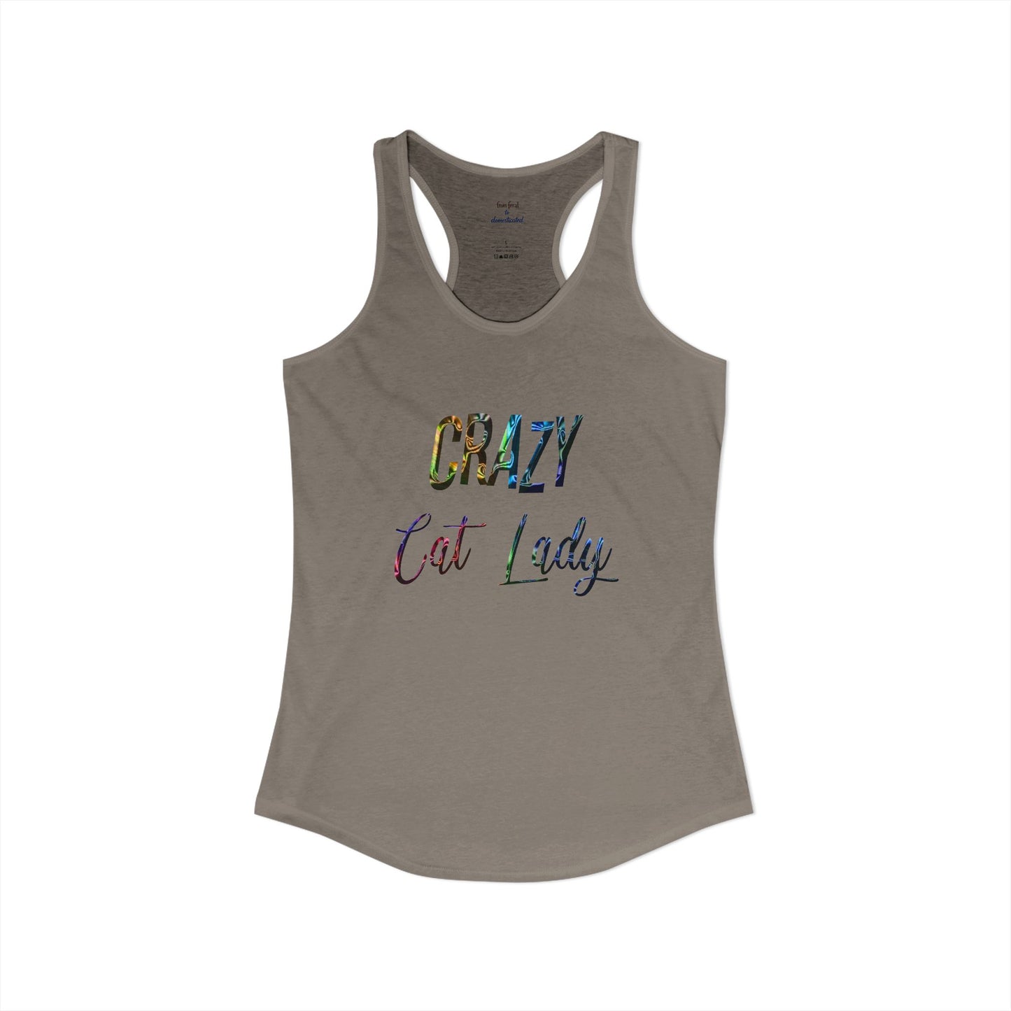 Crazy Cat Lady Racerback Tank