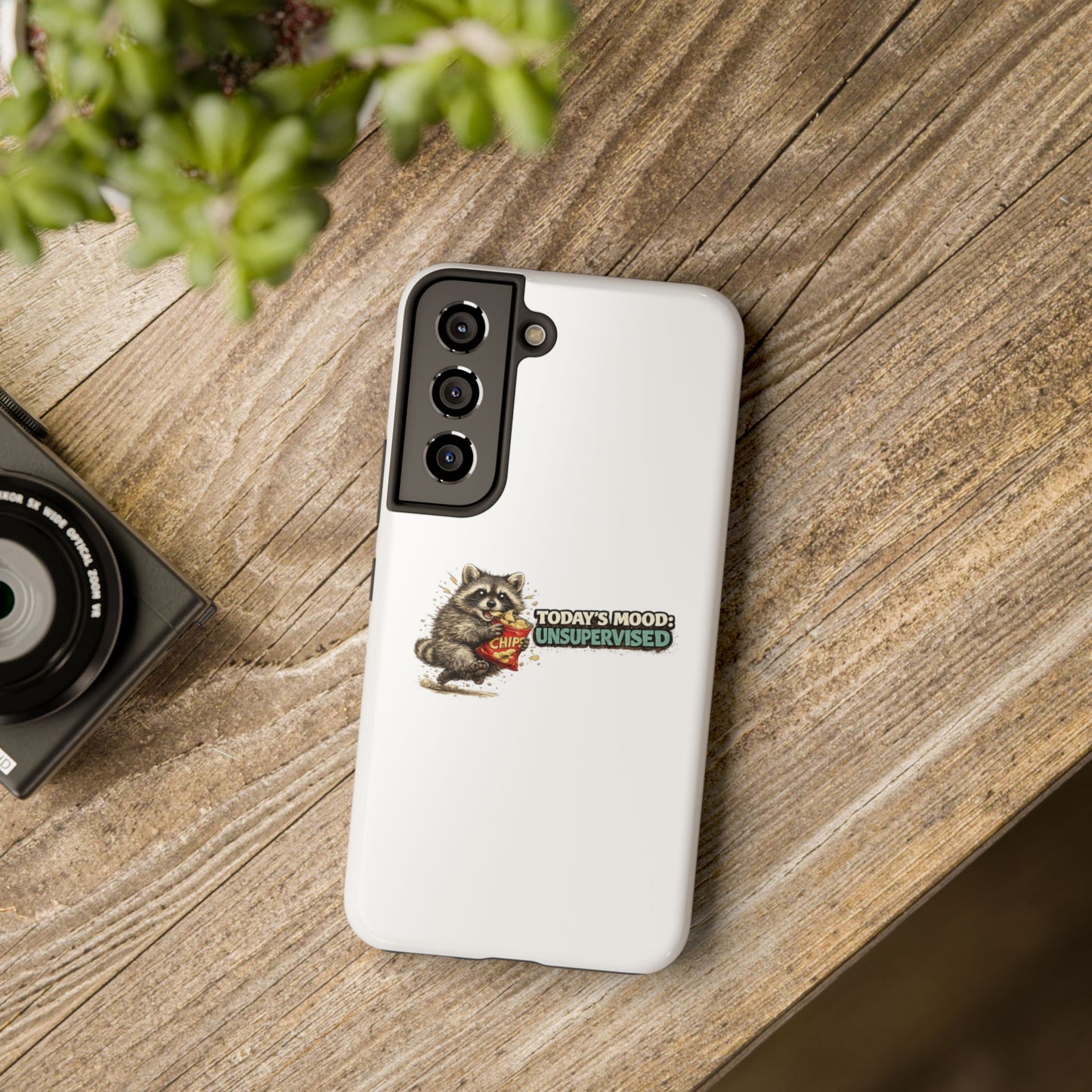 Today's Mood Raccoon Phone Case — Tough & Cute Protective Phone Cover