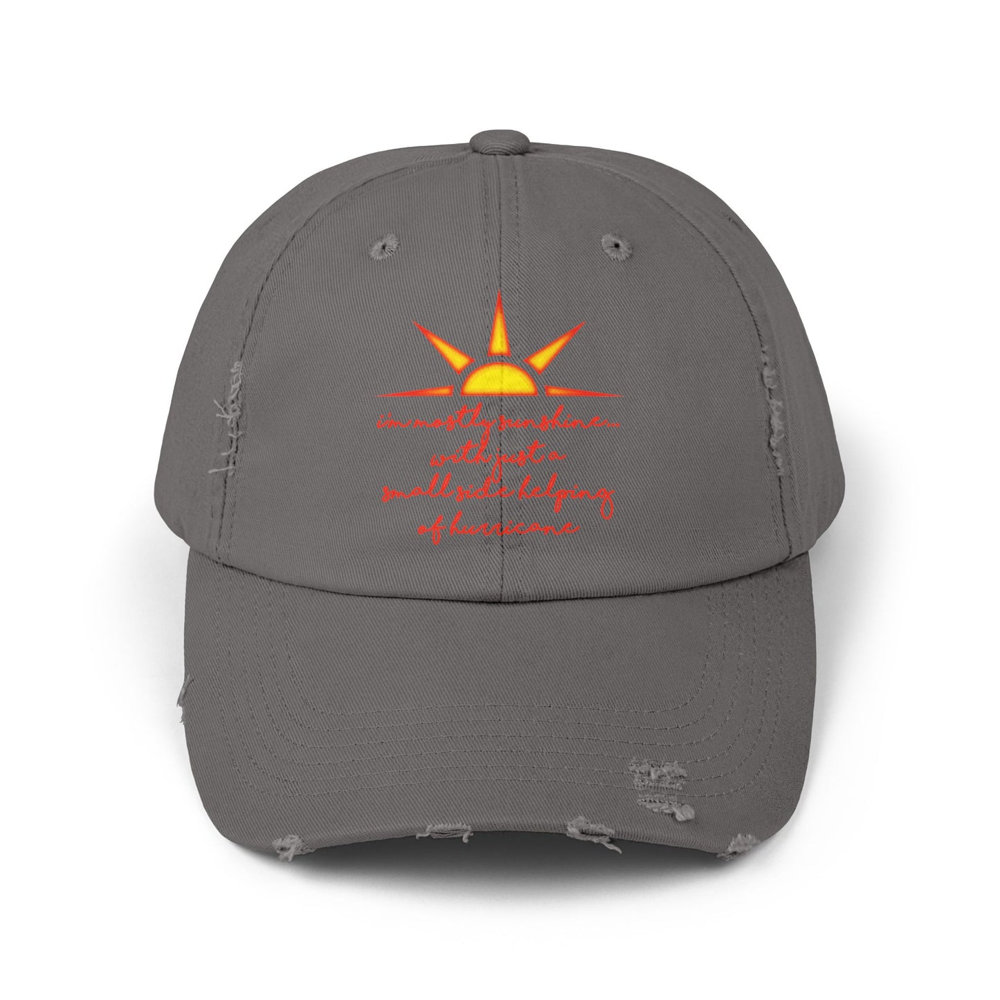 "Sunshine" Distressed Cap —  Funny Truth Hat
