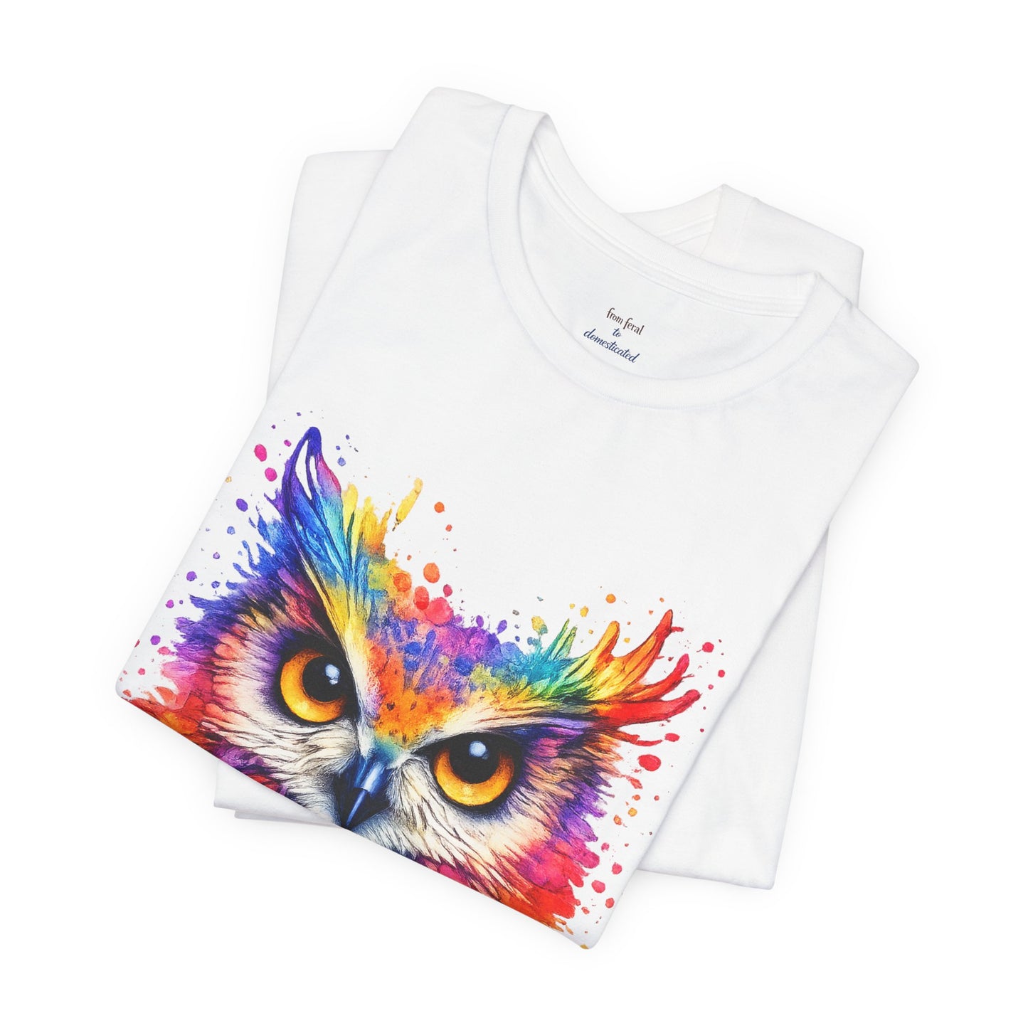 Watercolor Wildlife Owl T-Shirt
