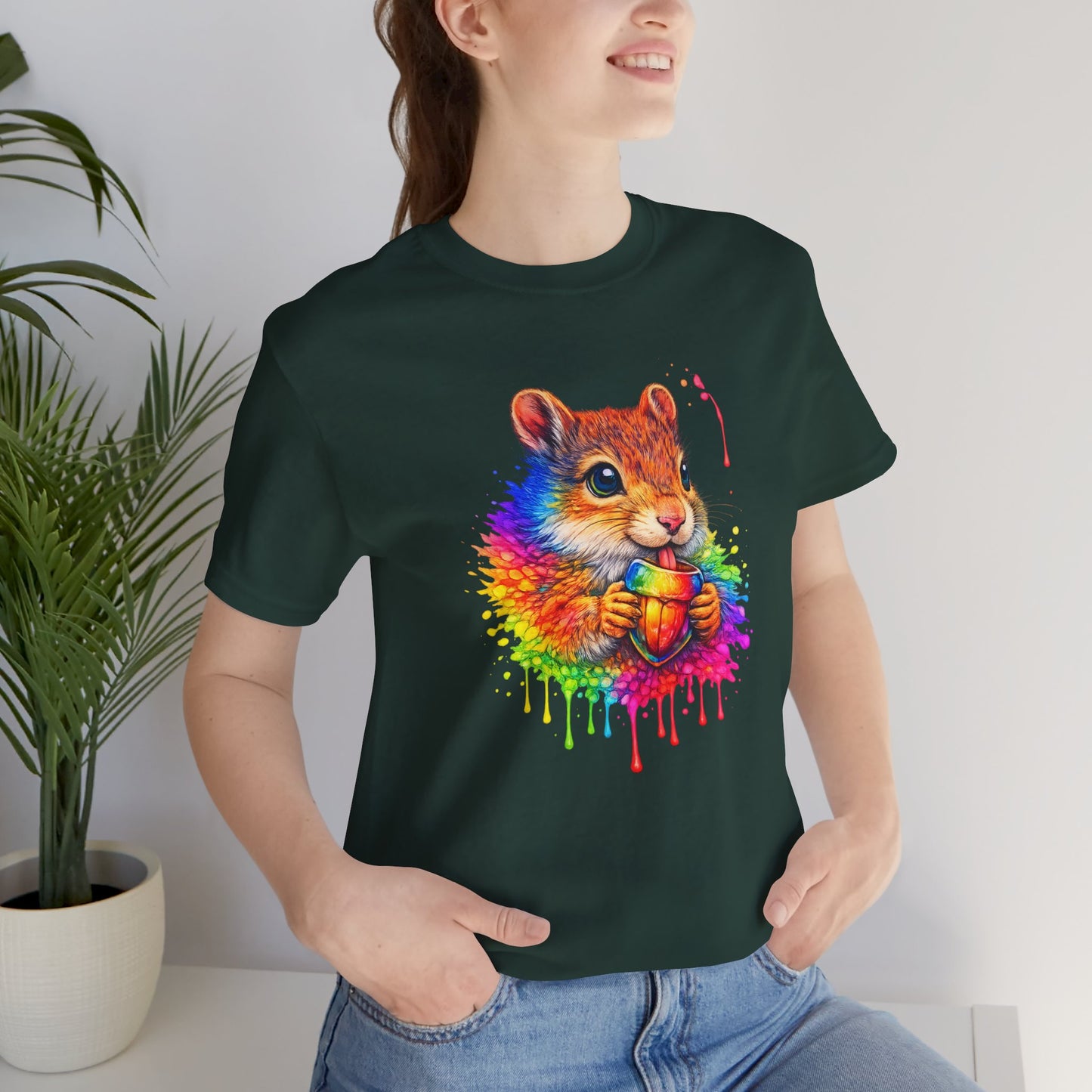 Watercolor Wildlife Squirrel T-Shirt
