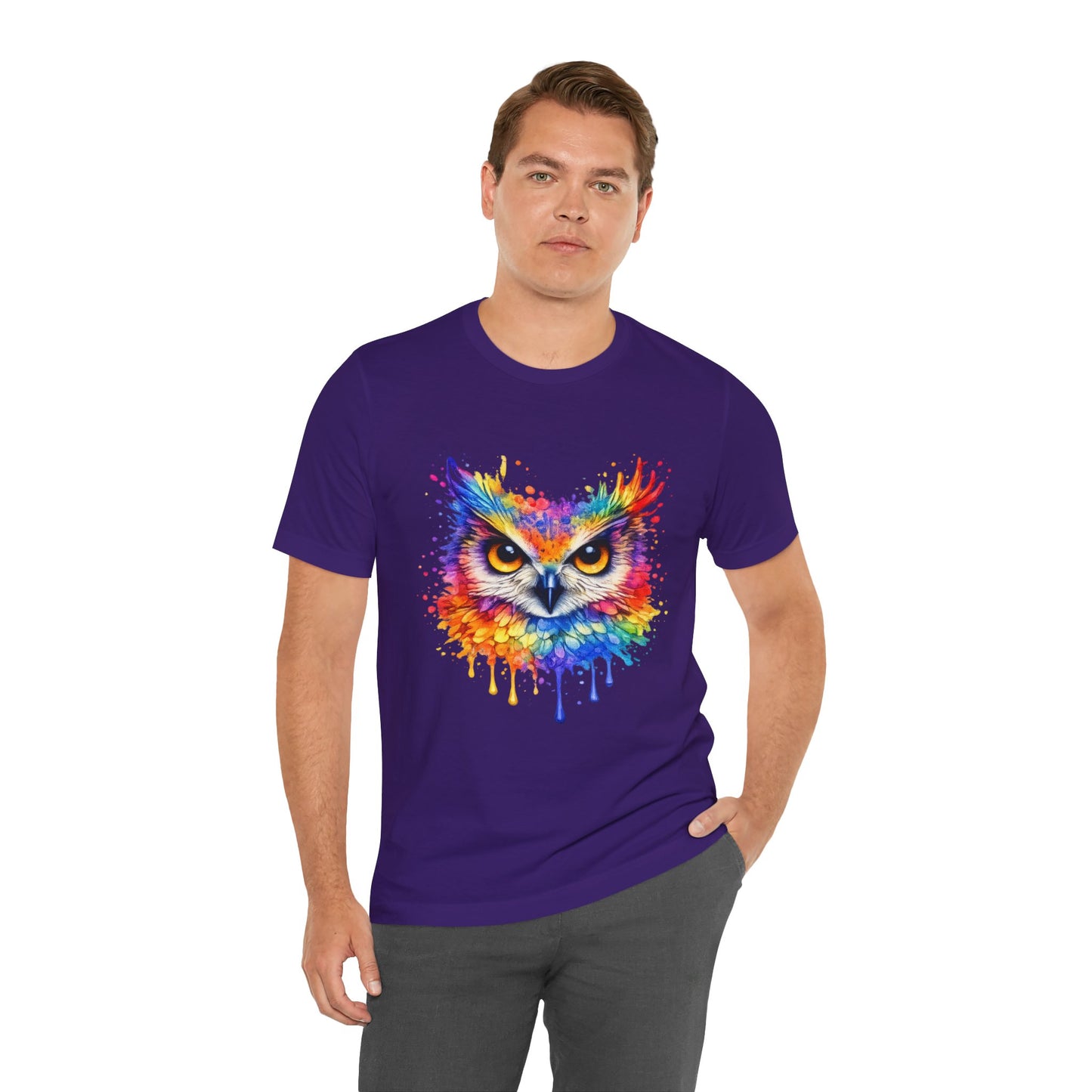 Watercolor Wildlife Owl T-Shirt
