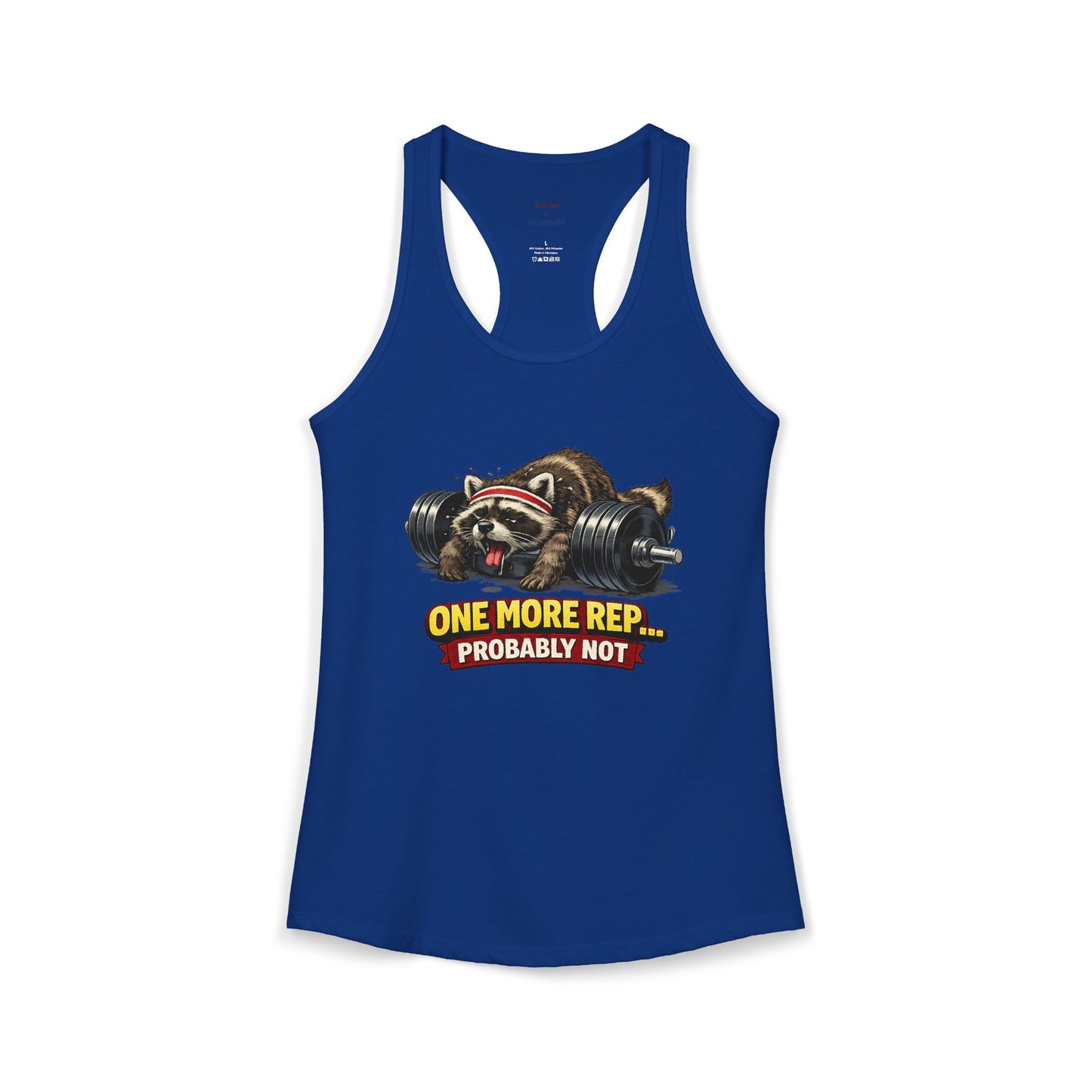 One More Rep Racerback Tank