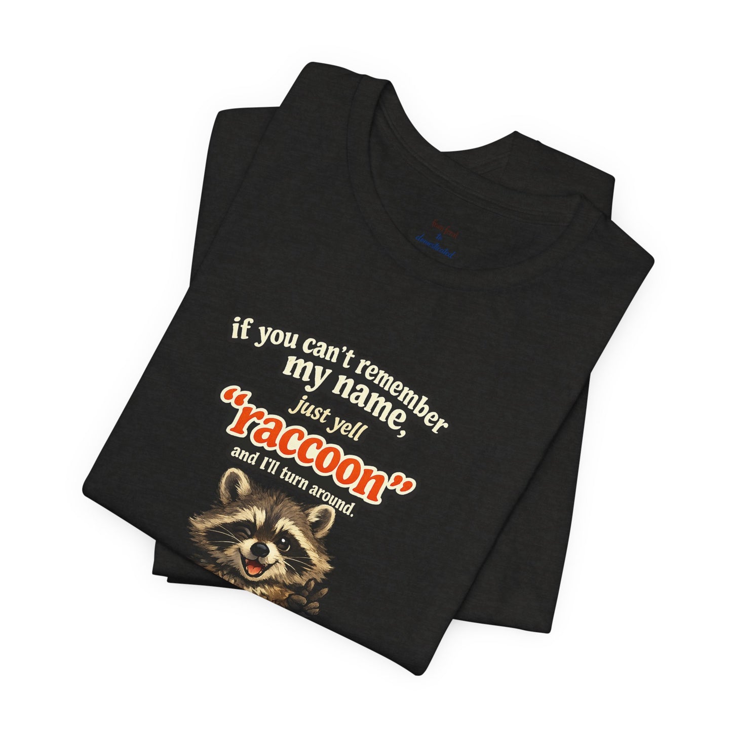 Yell Raccoon T-shirt