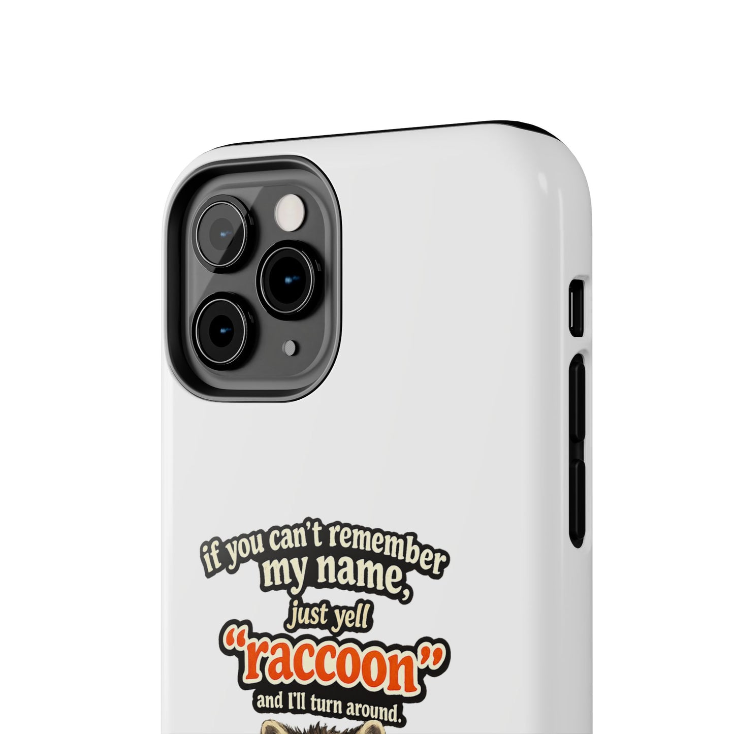 Yell Raccoon Phone Case — Tough & Cute Protective Phone Cover