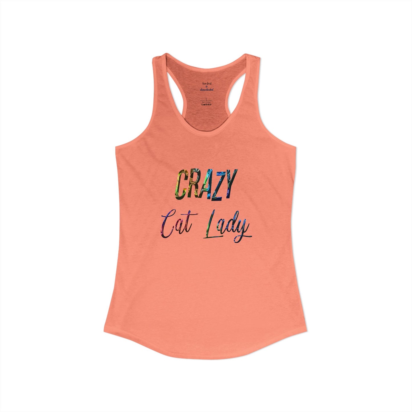 Crazy Cat Lady Racerback Tank