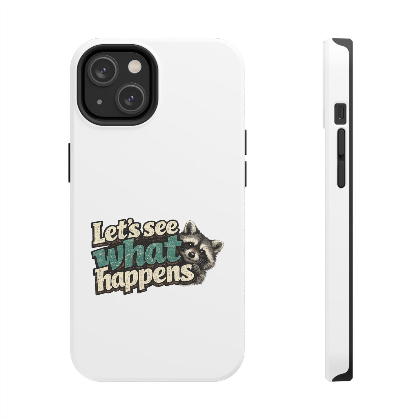 Peek & See Raccoon Phone Case — Tough & Cute Protective Phone Cover
