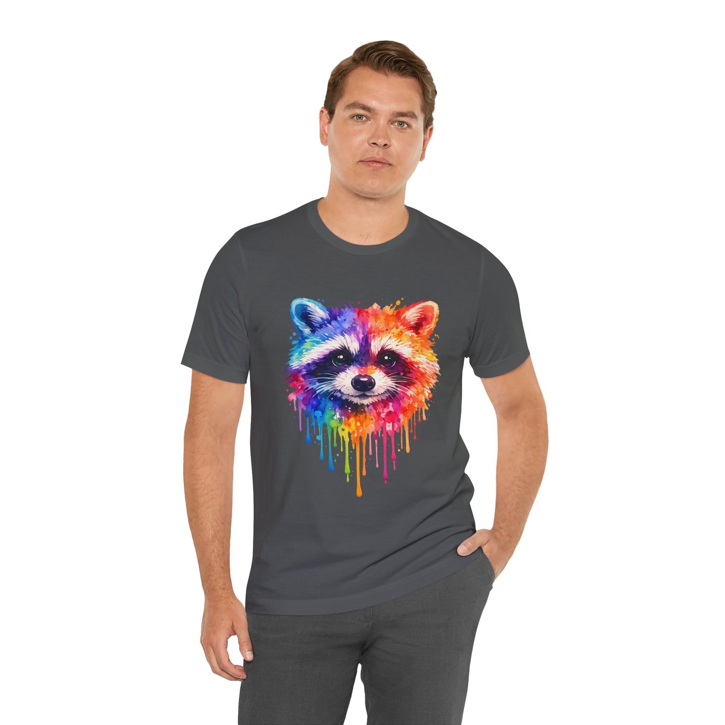 Watercolor Wildlife Raccoon T-Shirt