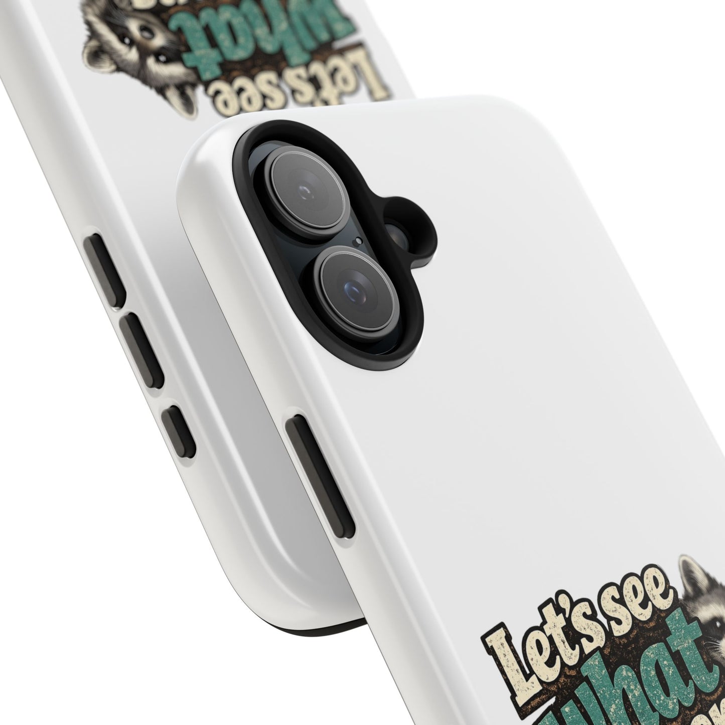 Peek & See Raccoon Phone Case — Tough & Cute Protective Phone Cover