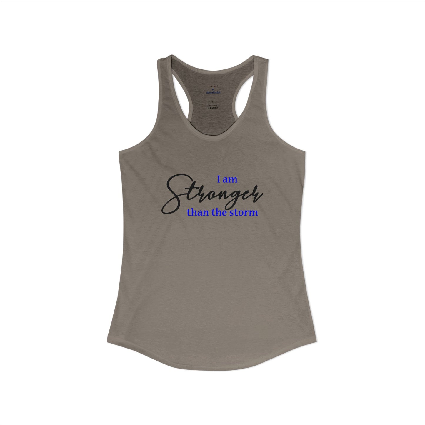 Stronger Than The Storm Racerback Tank