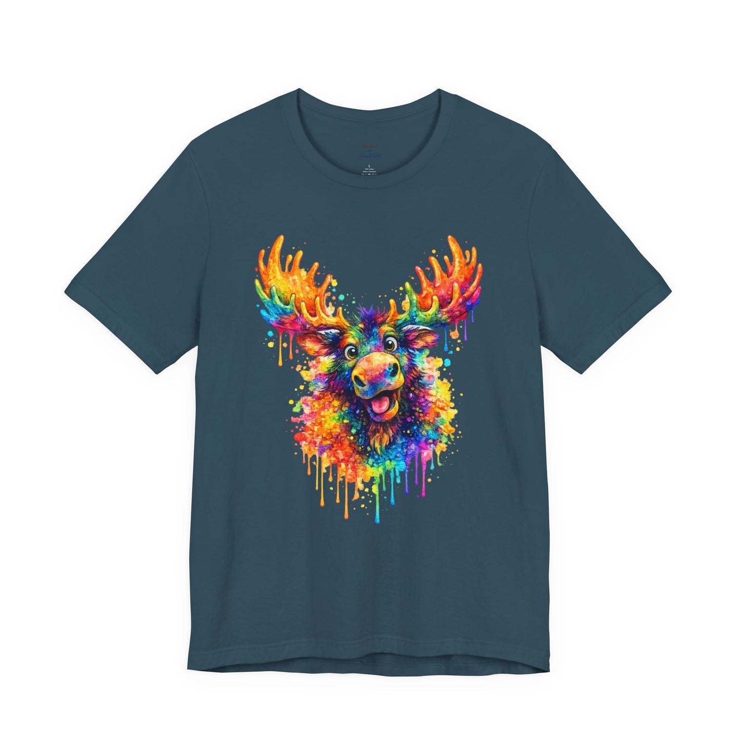 Watercolor Wildlife Moose T-Shirt