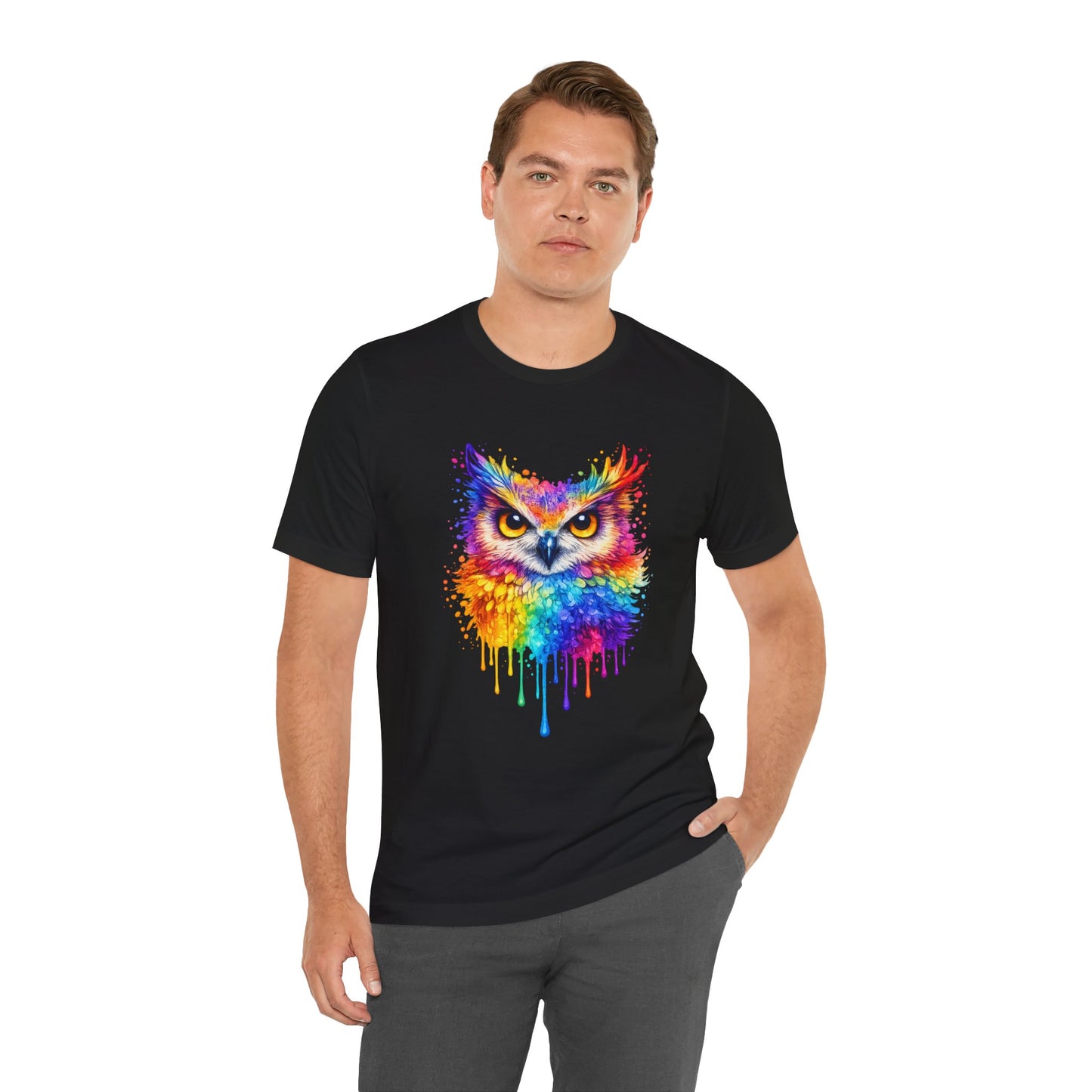 Watercolor Wildlife Owl T-Shirt