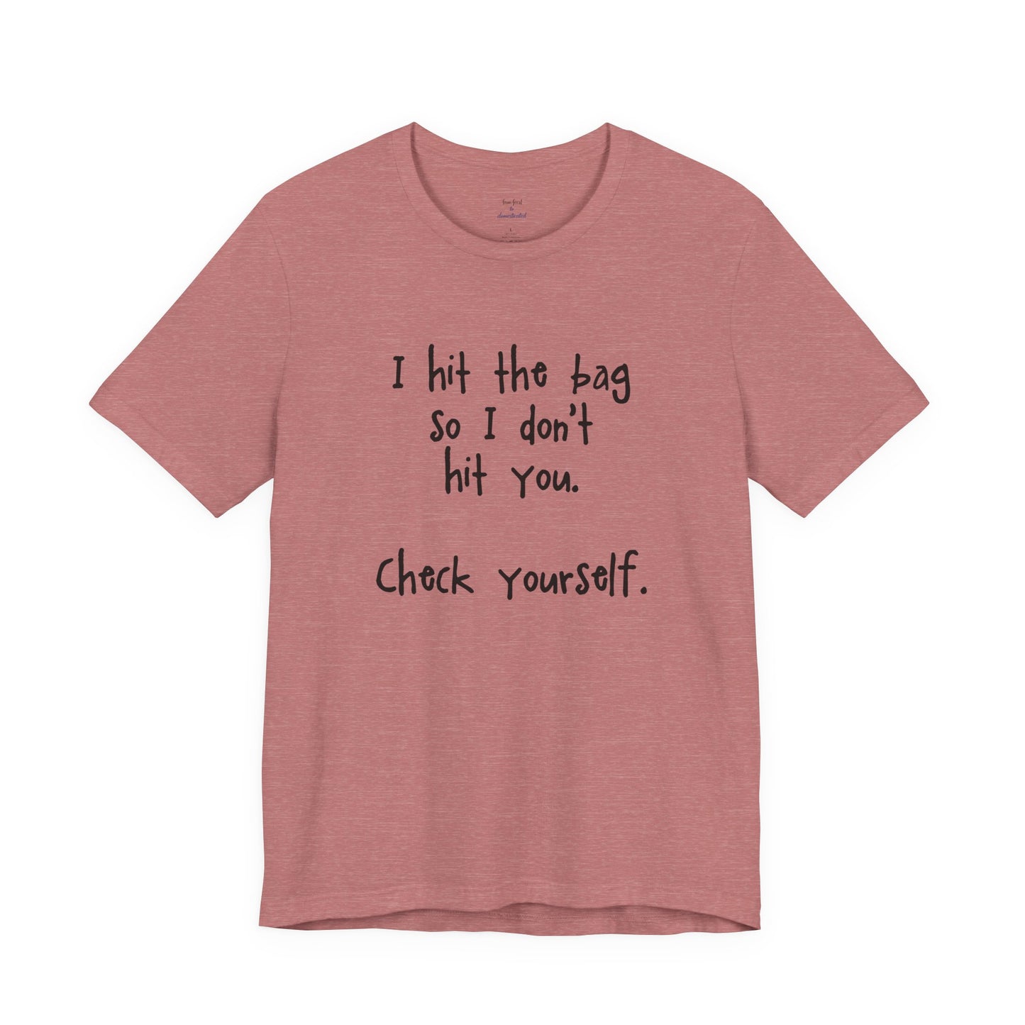 "Check Yourself" Kickboxing Tee