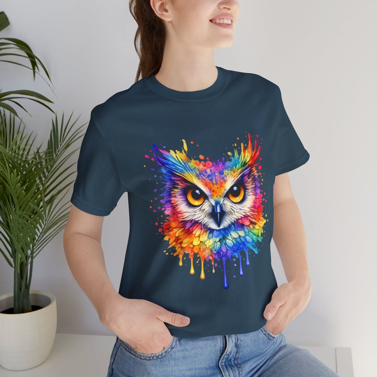Watercolor Wildlife Owl T-Shirt