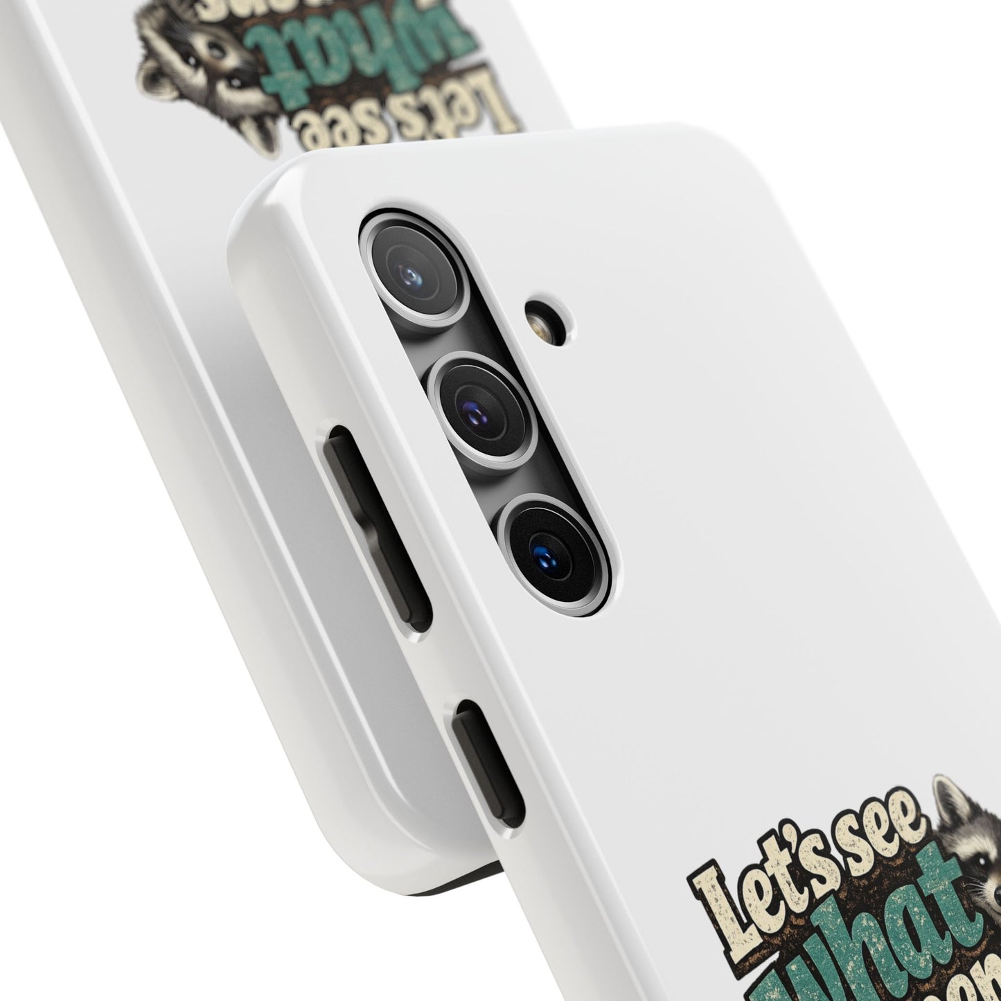 Peek & See Raccoon Phone Case — Tough & Cute Protective Phone Cover