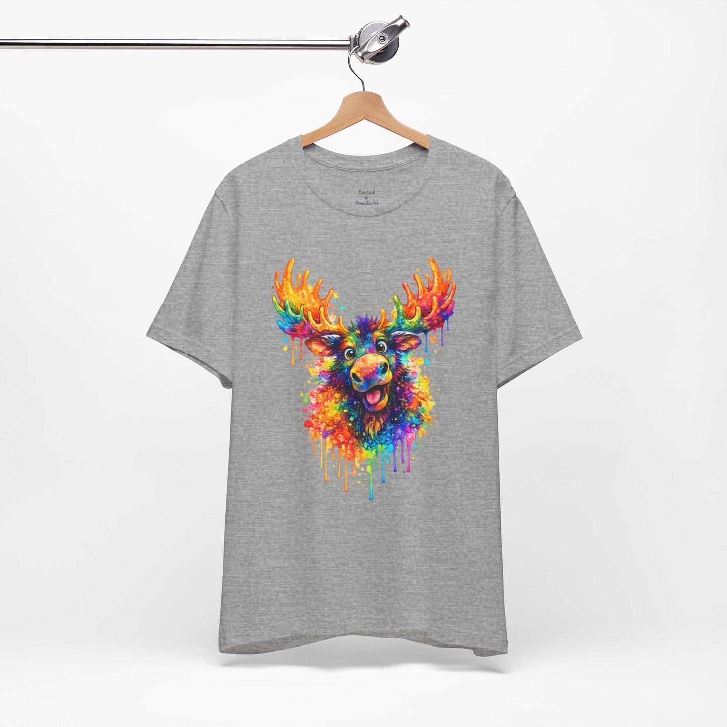 Watercolor Wildlife Moose T-Shirt