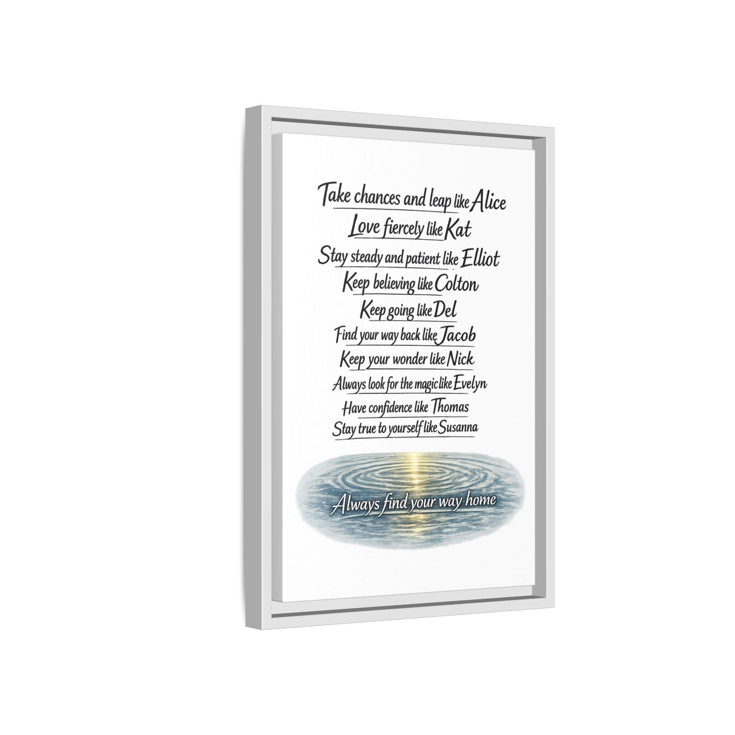 Find Your Way | Matte Canvas, Framed