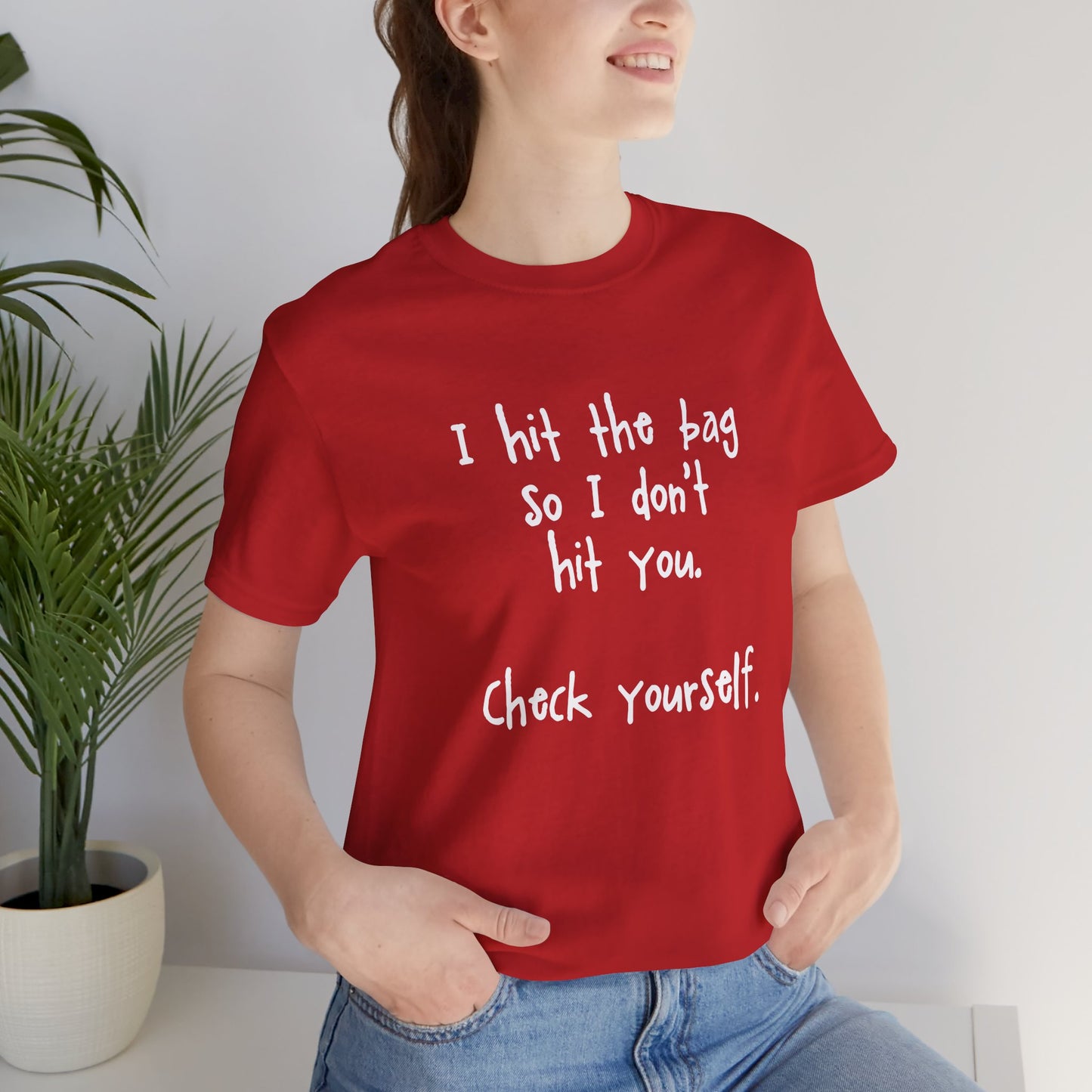 "Check Yourself" Kickboxing Tee