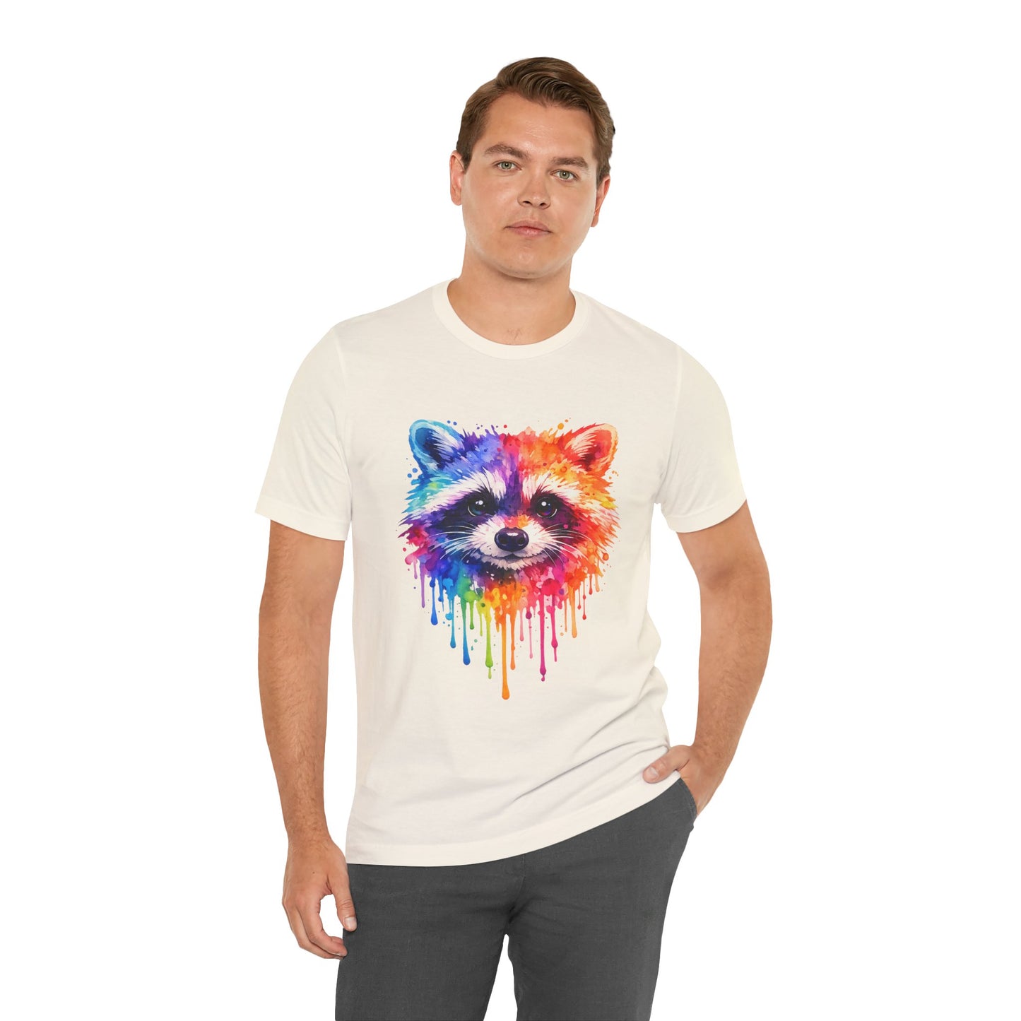 Watercolor Wildlife Raccoon T-Shirt