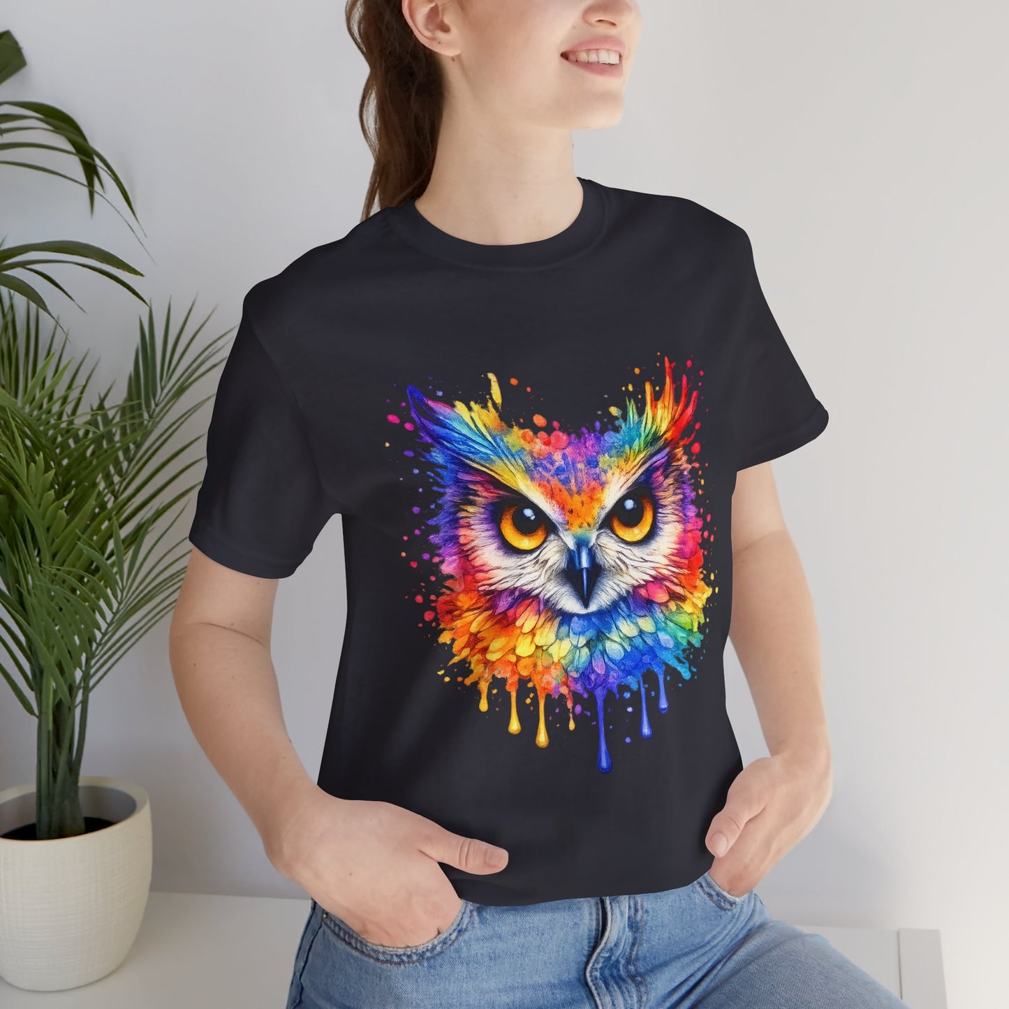Watercolor Wildlife Owl T-Shirt