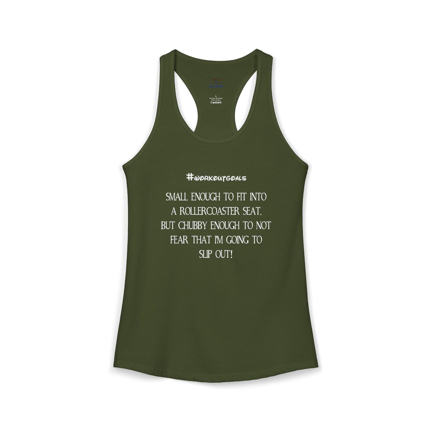 Workout Goals Racerback Tank
