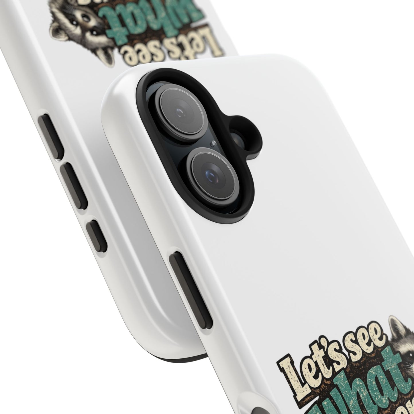 Peek & See Raccoon Phone Case — Tough & Cute Protective Phone Cover
