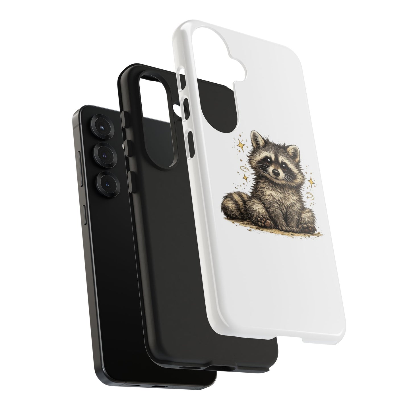 Sweet & Savage Raccoon Phone Case — Tough & Cute Protective Phone Cover