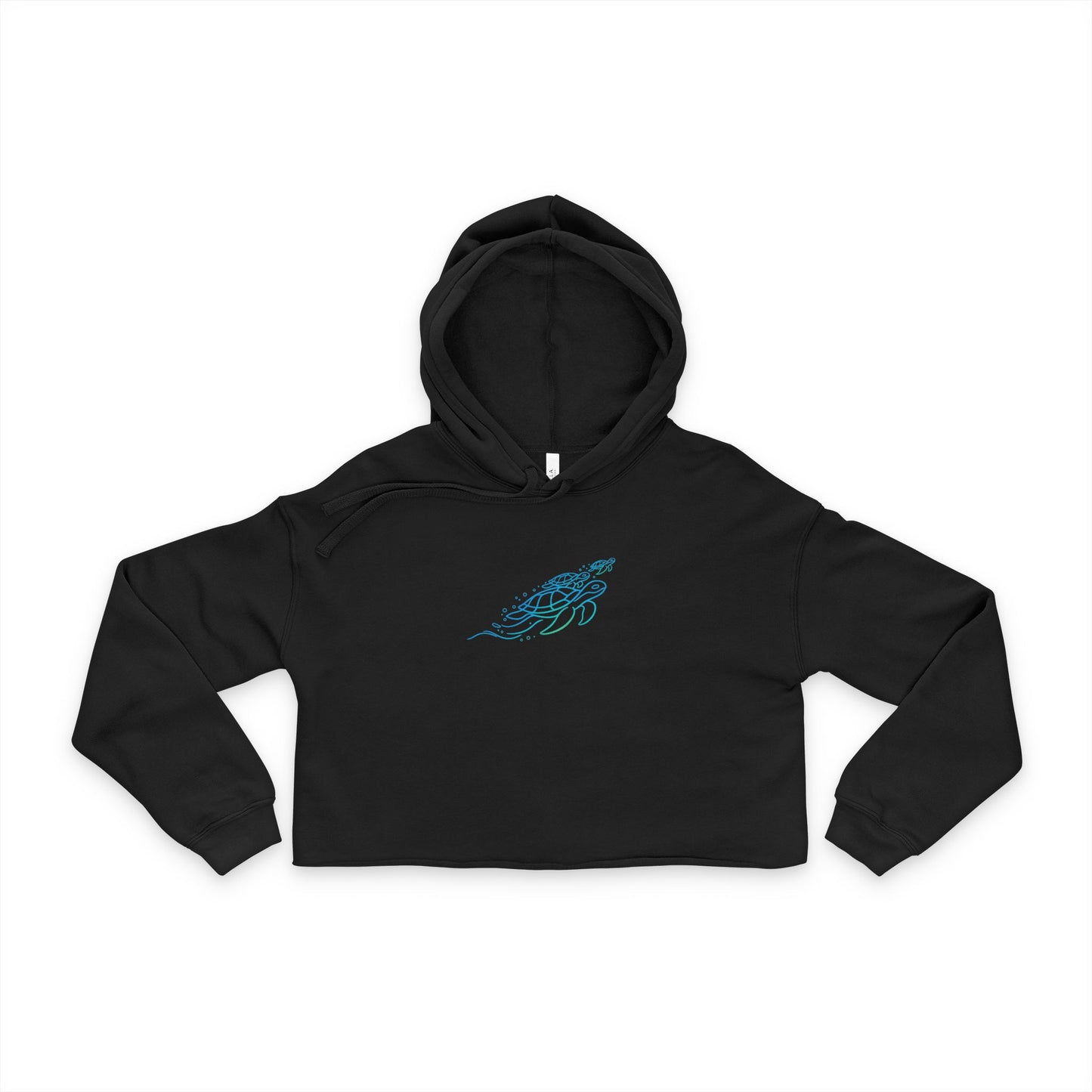 Sea Turtle Cropped Hoodie