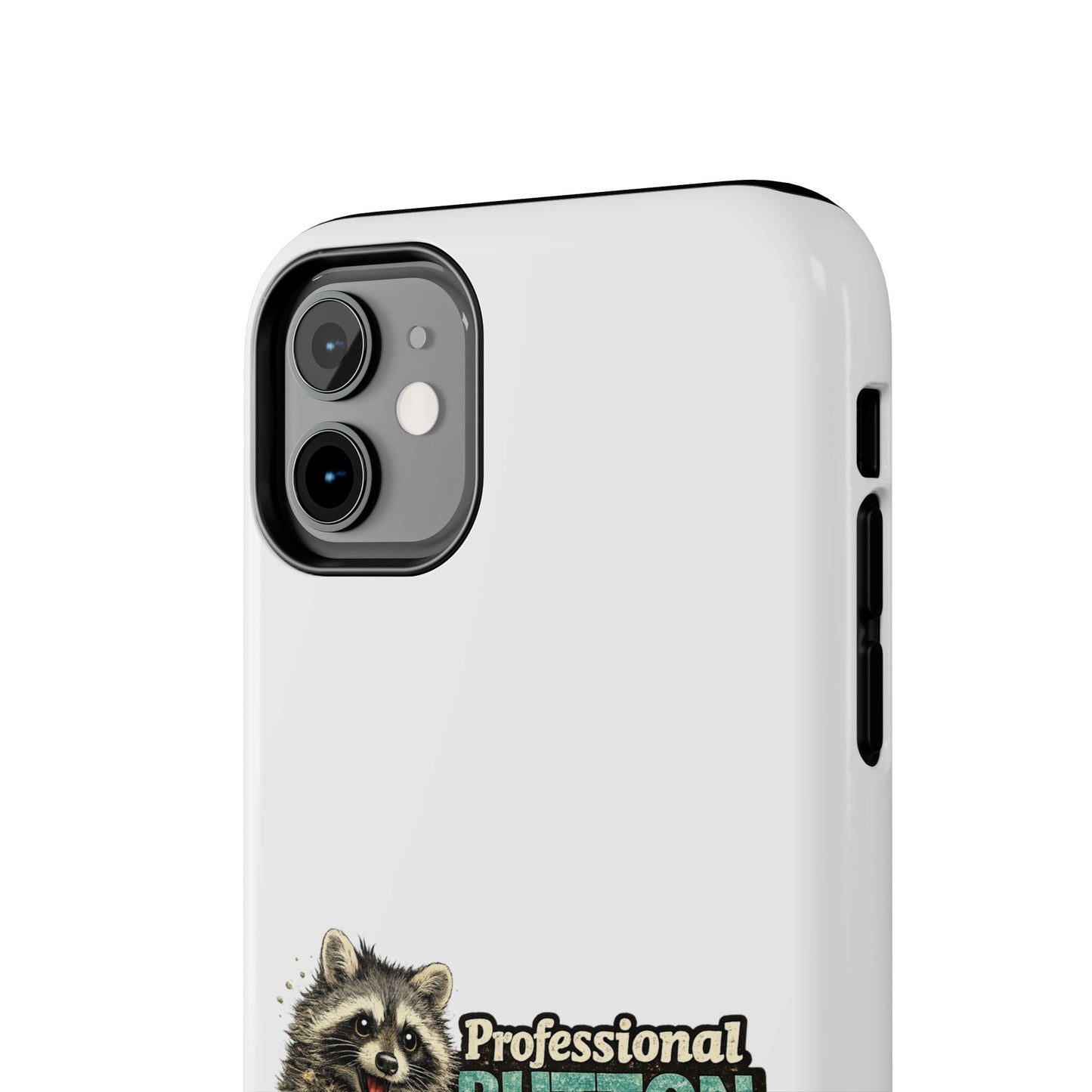 Button Pusher Raccoon Phone Case — Tough & Cute Protective Phone Cover