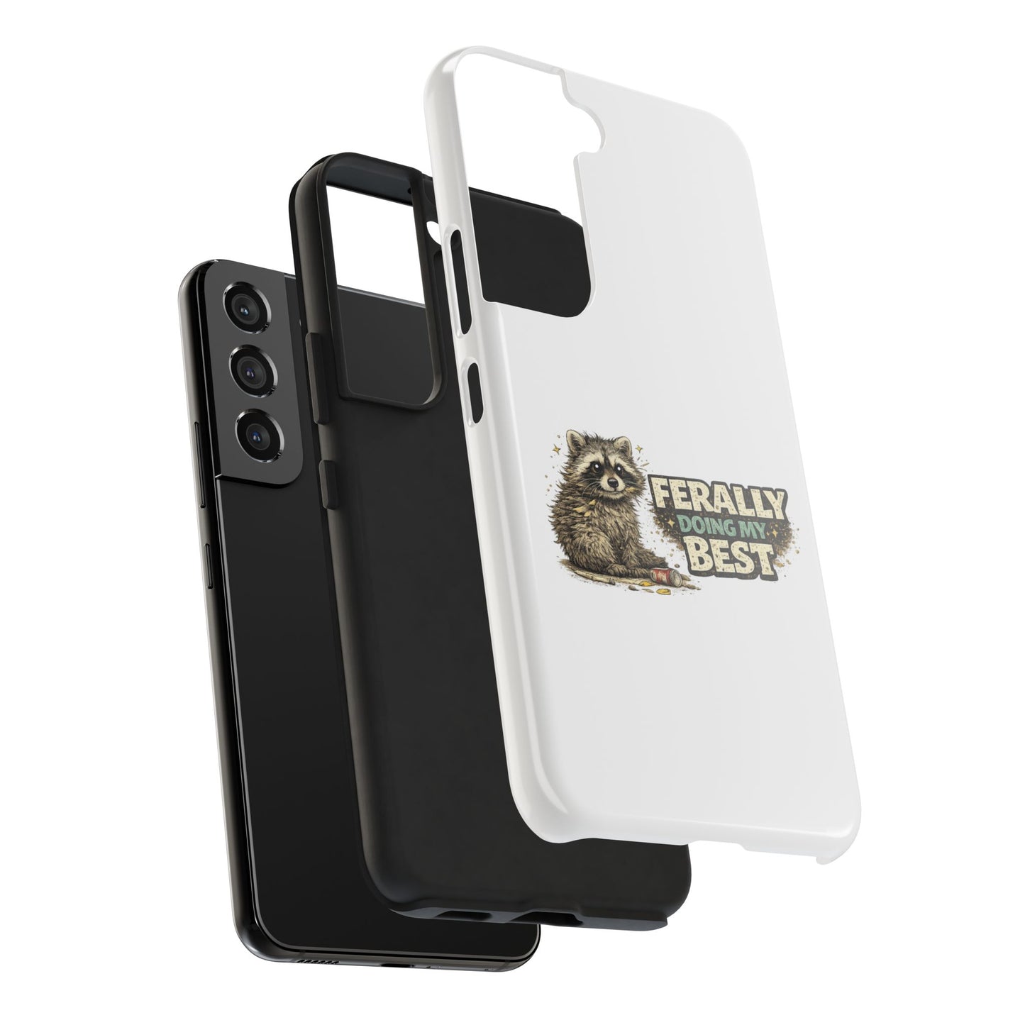 Ferally Raccoon Phone Case — Tough & Cute Protective Phone Cover