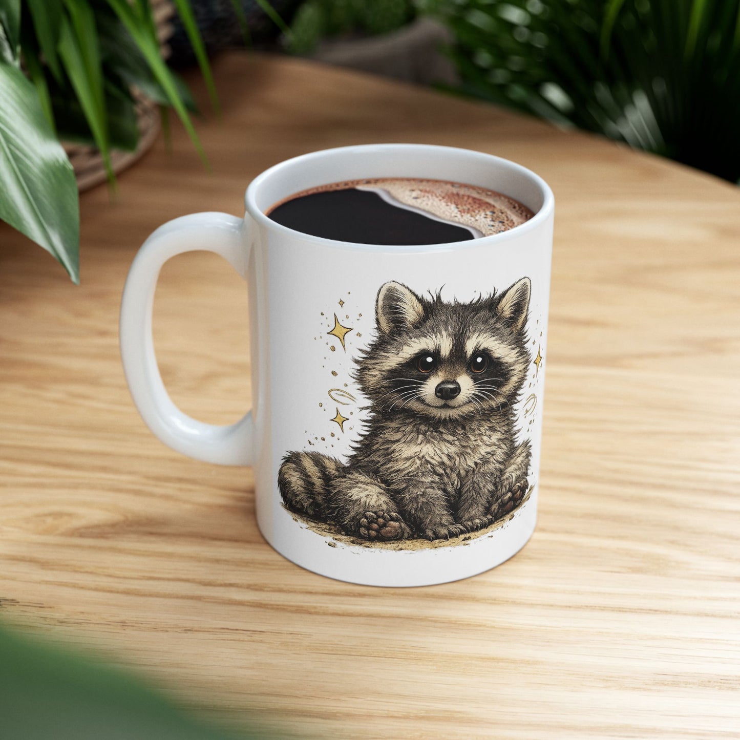 Sweet & Savage Raccoon Ceramic Mug  (11oz & 15oz)