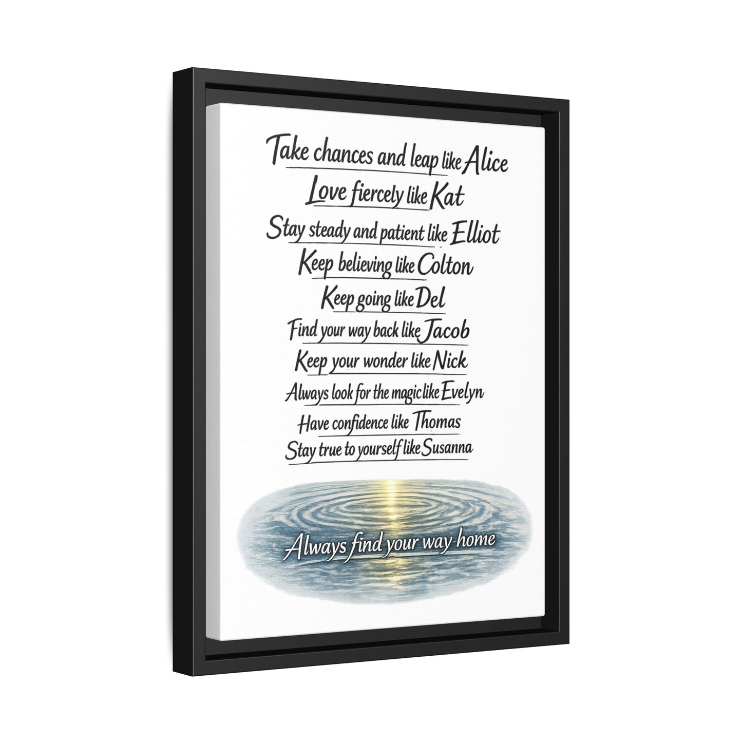 Find Your Way | Matte Canvas, Framed